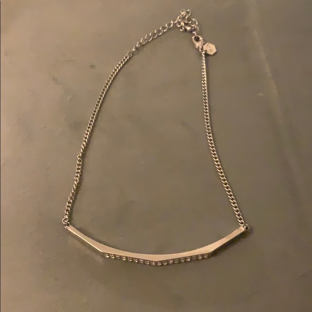 Touch stone crystal choker